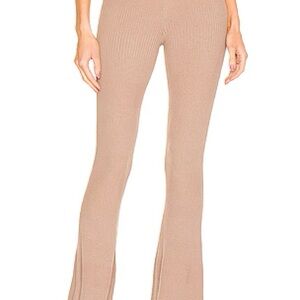 Song of Style Taupe Knit Flare Pants